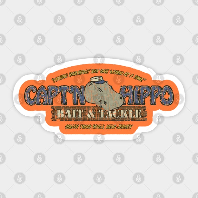 Capt'n Hippo Bait & Tackle 2009 Sticker by JCD666